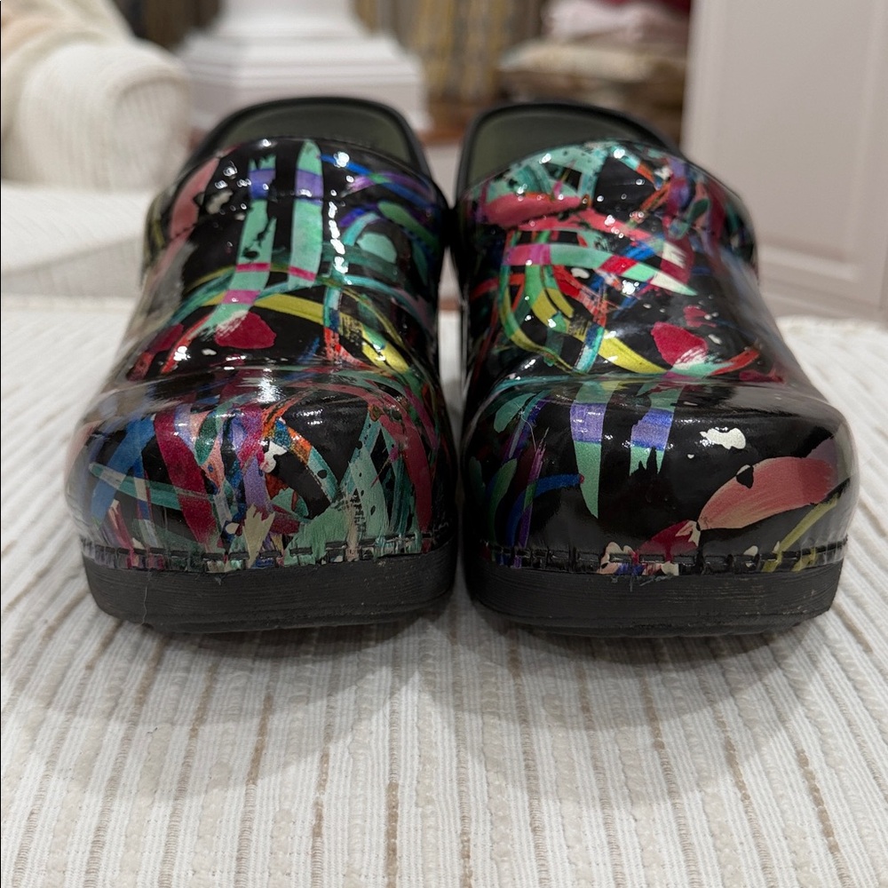 Dansko Colorful Patterned Clogs - Picture 5 of 9
